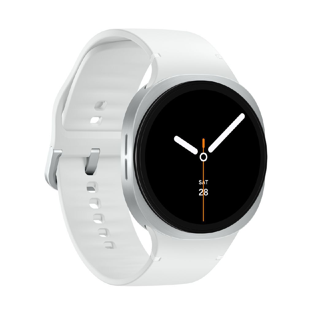 Samsung Galaxy Watch8 44mm Bluetooth Smartwatch - Silver Aluminum for Health & Fitness