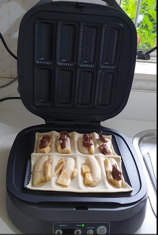 Breville Quick & Easy 8-Well Pie Maker - Countdown Timer, Non-Stick Plates