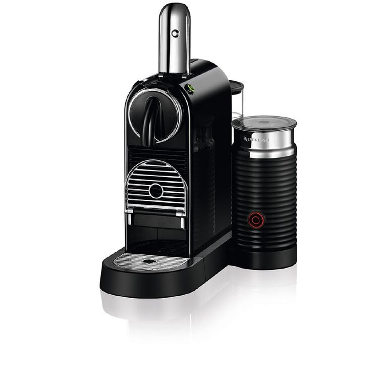 Nespresso CitiZ&Milk Espresso Coffee Maker, Integrated Aeroccino Milk Frother, DeLonghi Black