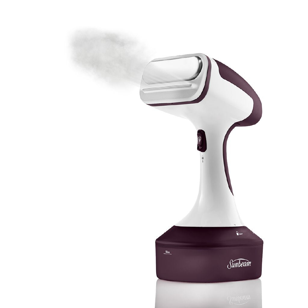 Sunbeam Power Steam Handheld Garment Steamer: Fast Heat, Portable, Wrinkle Remover, Dual Settings