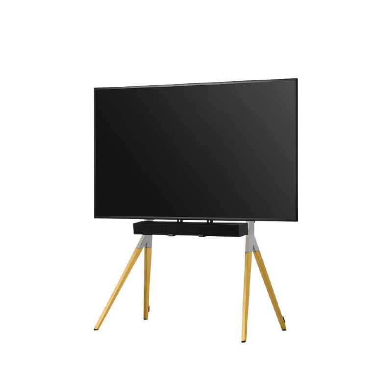 One for All Universal Falcon TV Stand Oak Silver Grey for 32-70 inch TVs