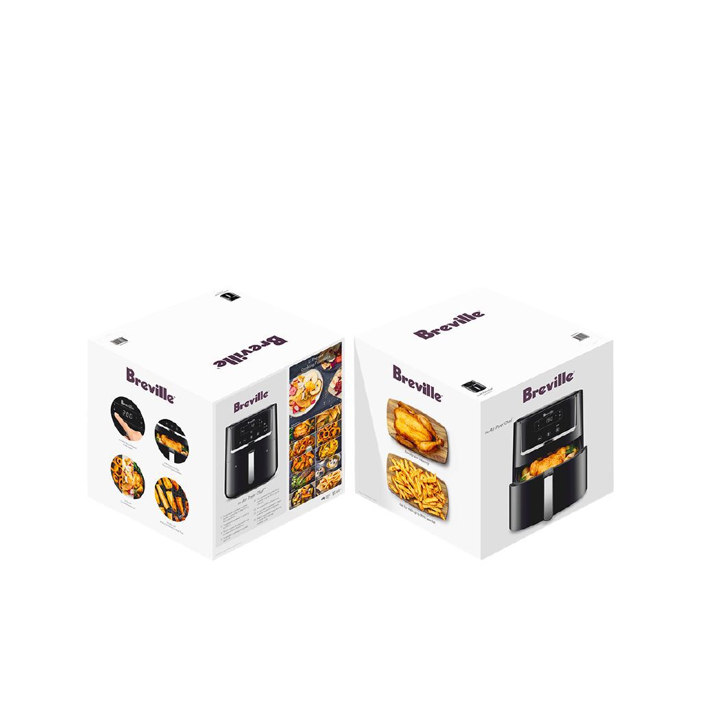 Breville The Air Fryer Chef Extra-Large 5.28-Quart Digital Air Fryer with 11 Presets