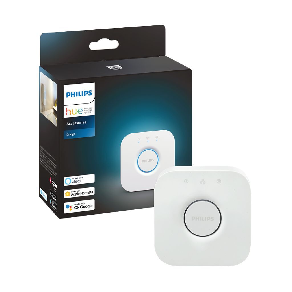 Philips Hue Bridge: Smart Home Lighting Hub for Voice and App Control