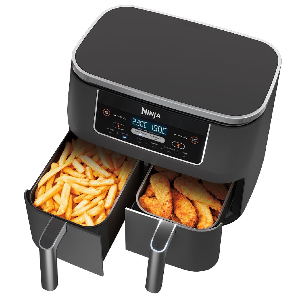 Ninja Foodi XL Dual Zone Smart Sync Air Fryer - 8 Quart Healthy Multi-function