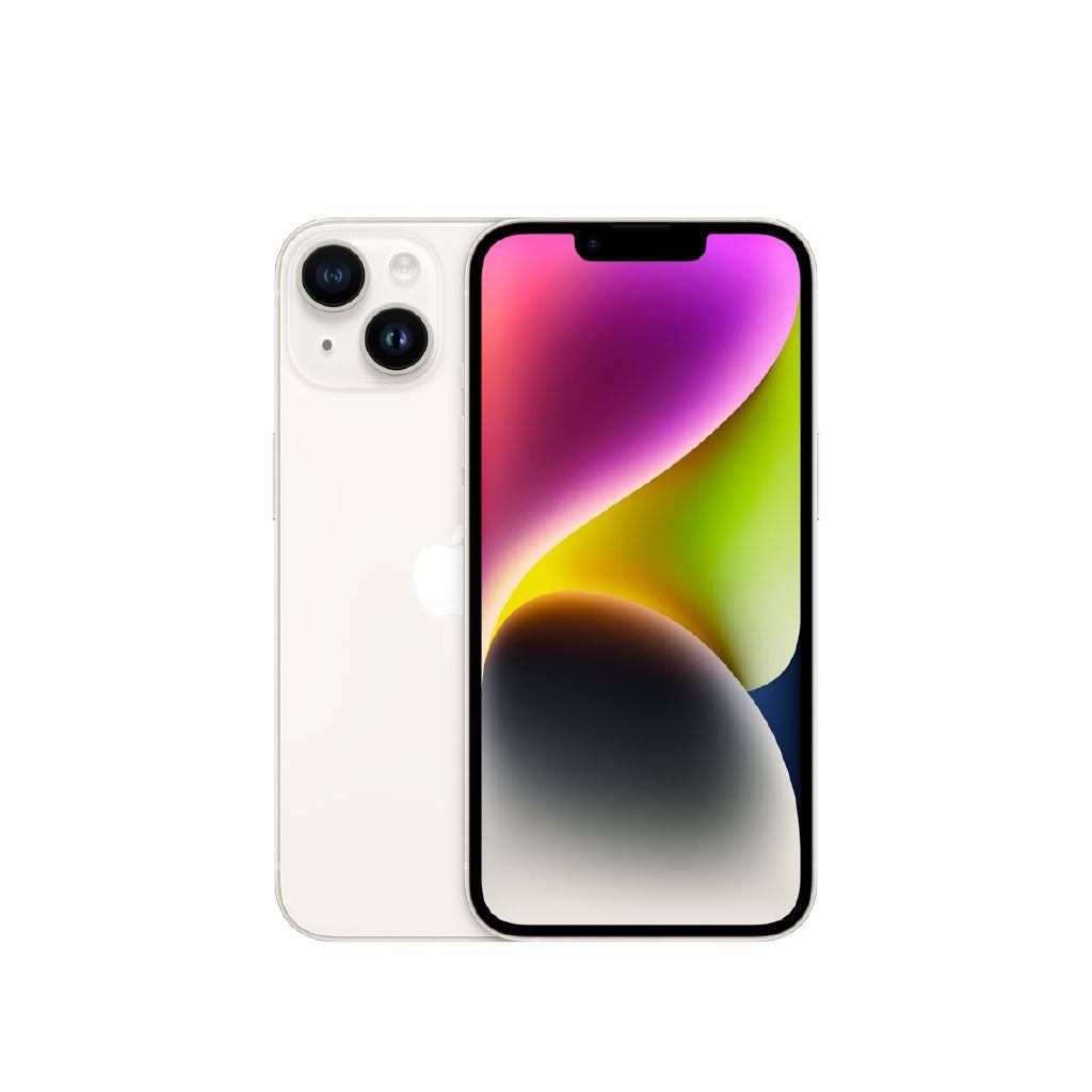 Apple iPhone 14 128GB Starlight: Stunning Camera, Crash Detection, A15 Bionic Power
