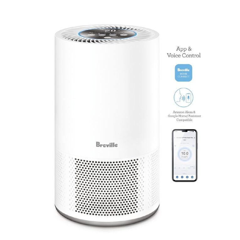Breville Smart Air Viral Protect Plus HEPA-13 Wi-Fi Air Purifier for Home