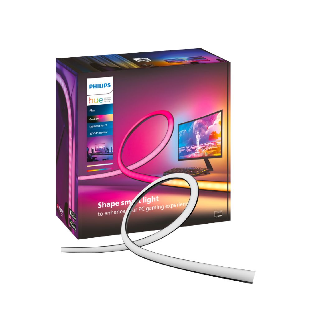 Philips Hue Play Gradient Lightstrip for PC 32-34 Inch Monitor Gaming