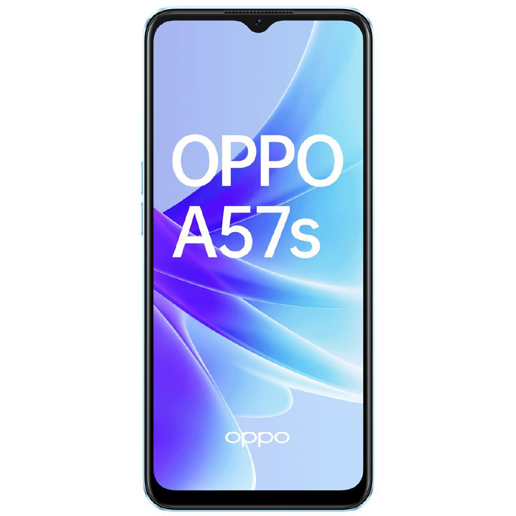 OPPO A57s Sky Blue Smartphone with 5000mAh Battery, 50MP AI Camera, 128GB Storage