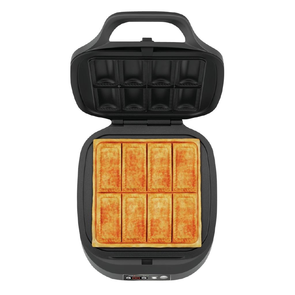 Breville Quick & Easy 8-Well Pie Maker - Countdown Timer, Non-Stick Plates