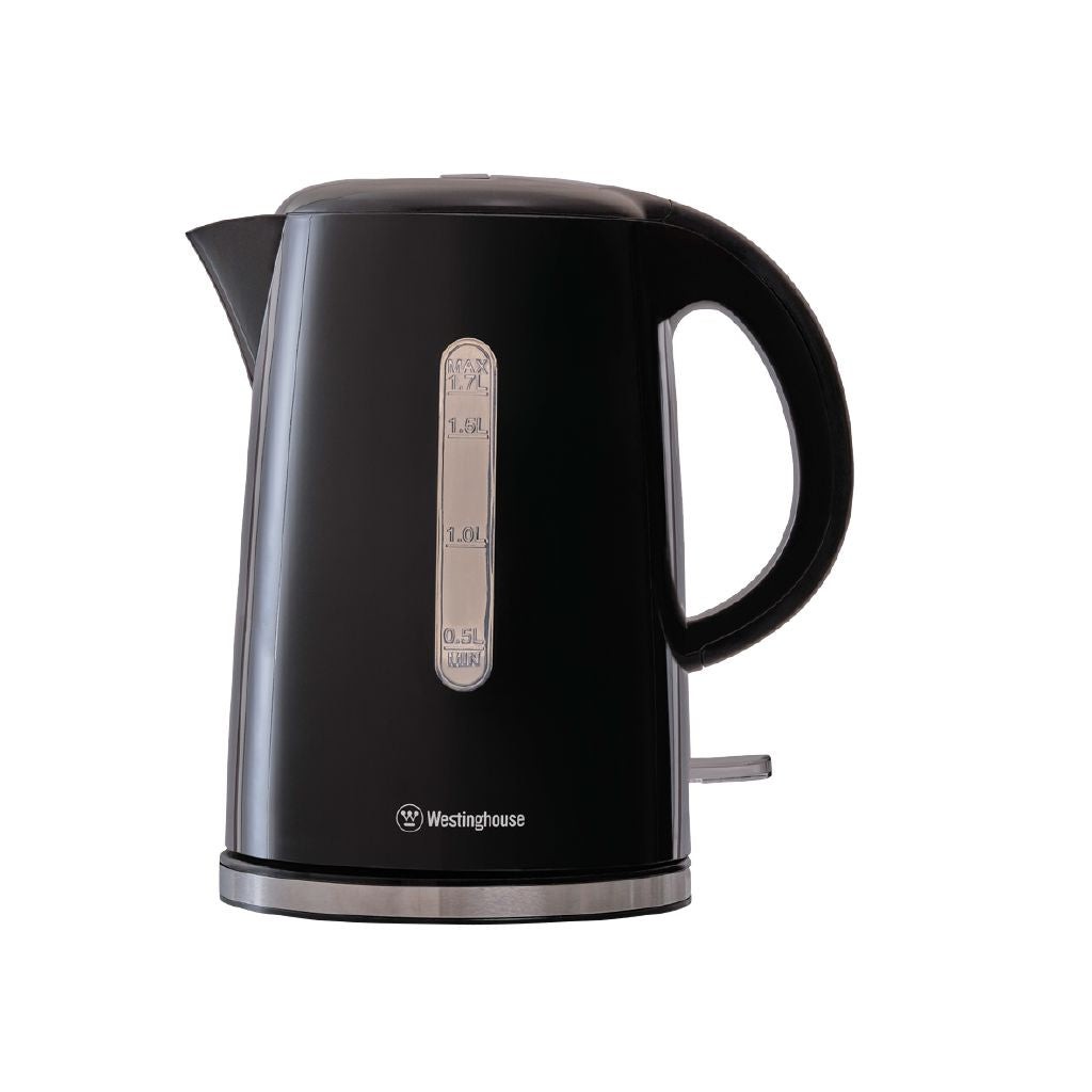 Westinghouse 1.8 Quart Cordless Electric Kettle with 360° Base, Auto-Off, Black