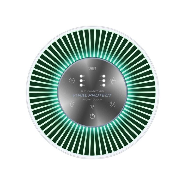Breville Smart Air Viral Protect HEPA Purifier with Night Glow for Small Rooms