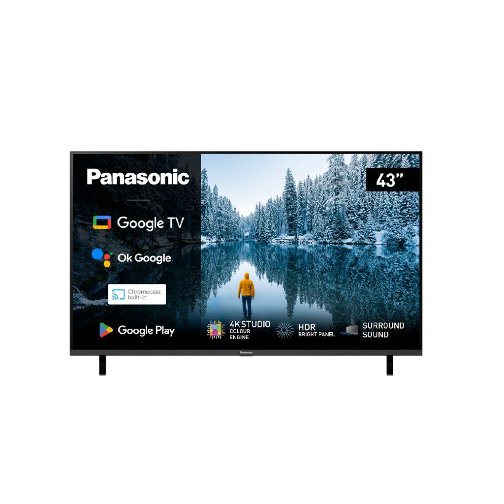 Panasonic 43-inch 4K LED Smart TV with Google TV & Chromecast 2024 Model