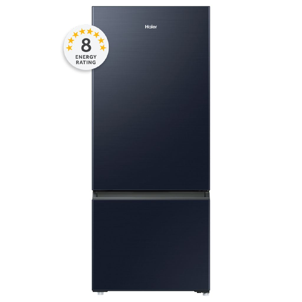 Haier 433L 500 Series Bottom Mount Refrigerator: Black, Energy-Efficient, Multi-Zone Air