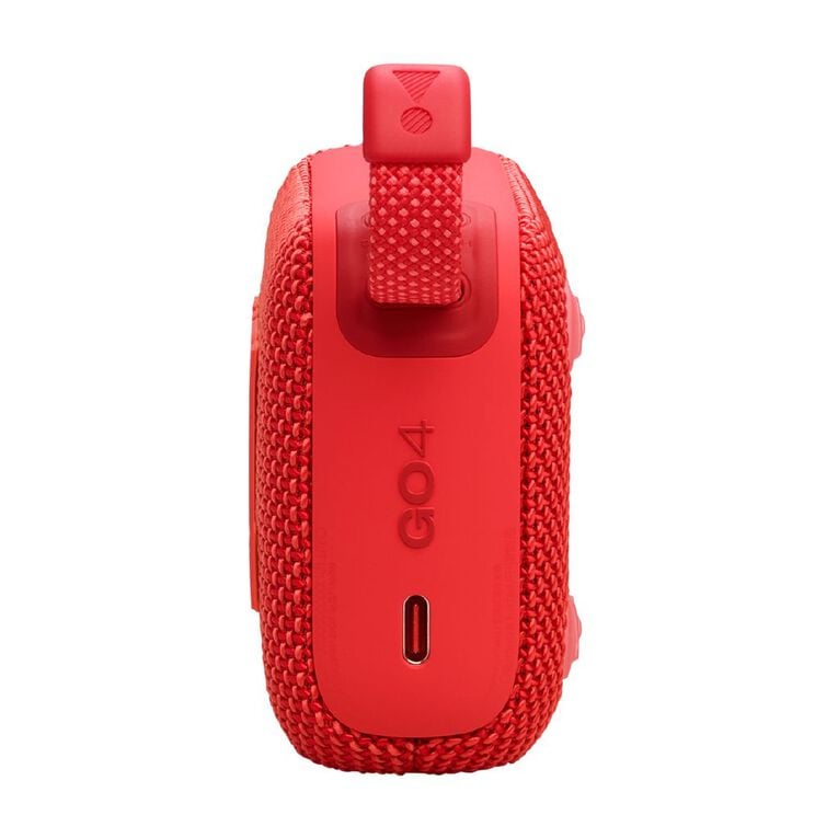 JBL Go 4 Ultra-Portable Bluetooth Speaker – Red: Powerful Pro Sound, Waterproof, Dustproof