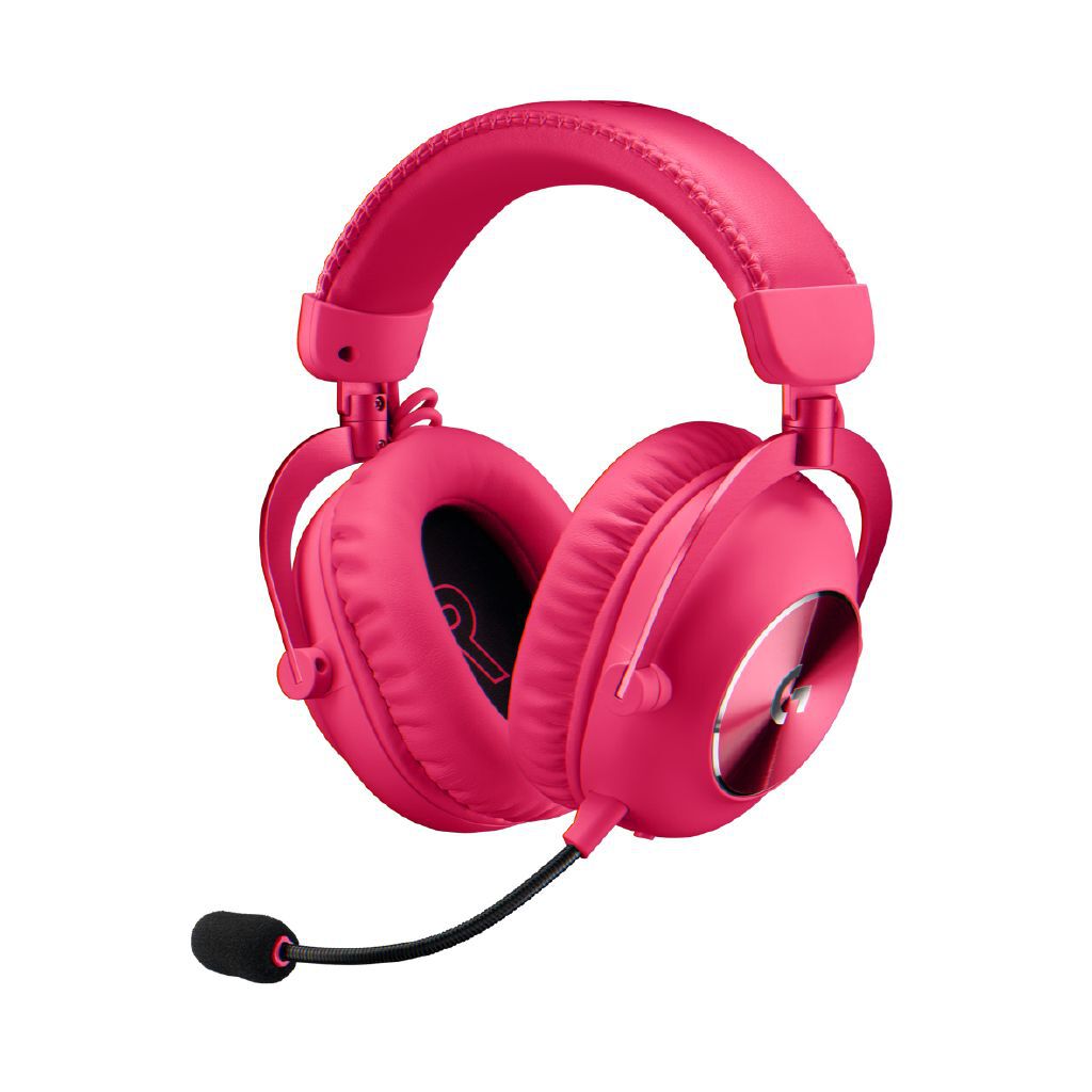 Logitech G PRO X 2 LIGHTSPEED Magenta Wireless Gaming Headset: Elite Graphene Audio