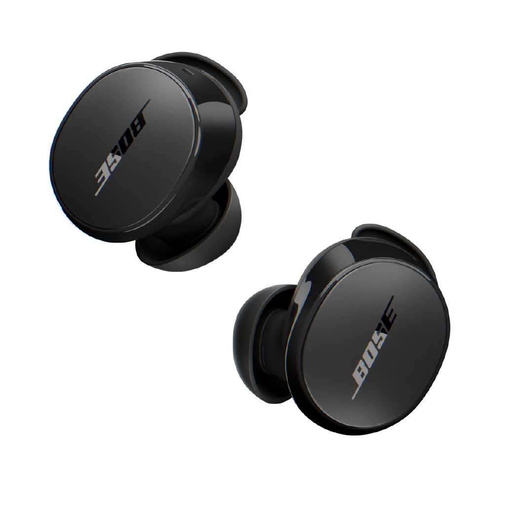 Bose QuietComfort Wireless Noise Cancelling Earbuds - Black, Immersive Audio, 9-Hour Battery