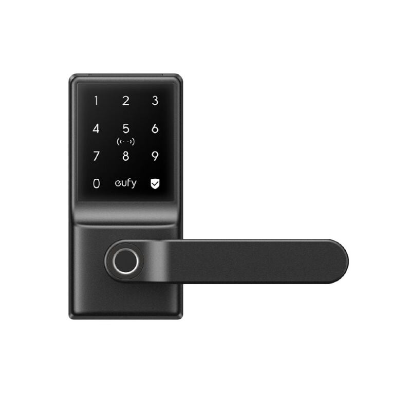 Eufy Smart Lever Lock C33: Keyless Fingerprint Wi-Fi Entry Door Security
