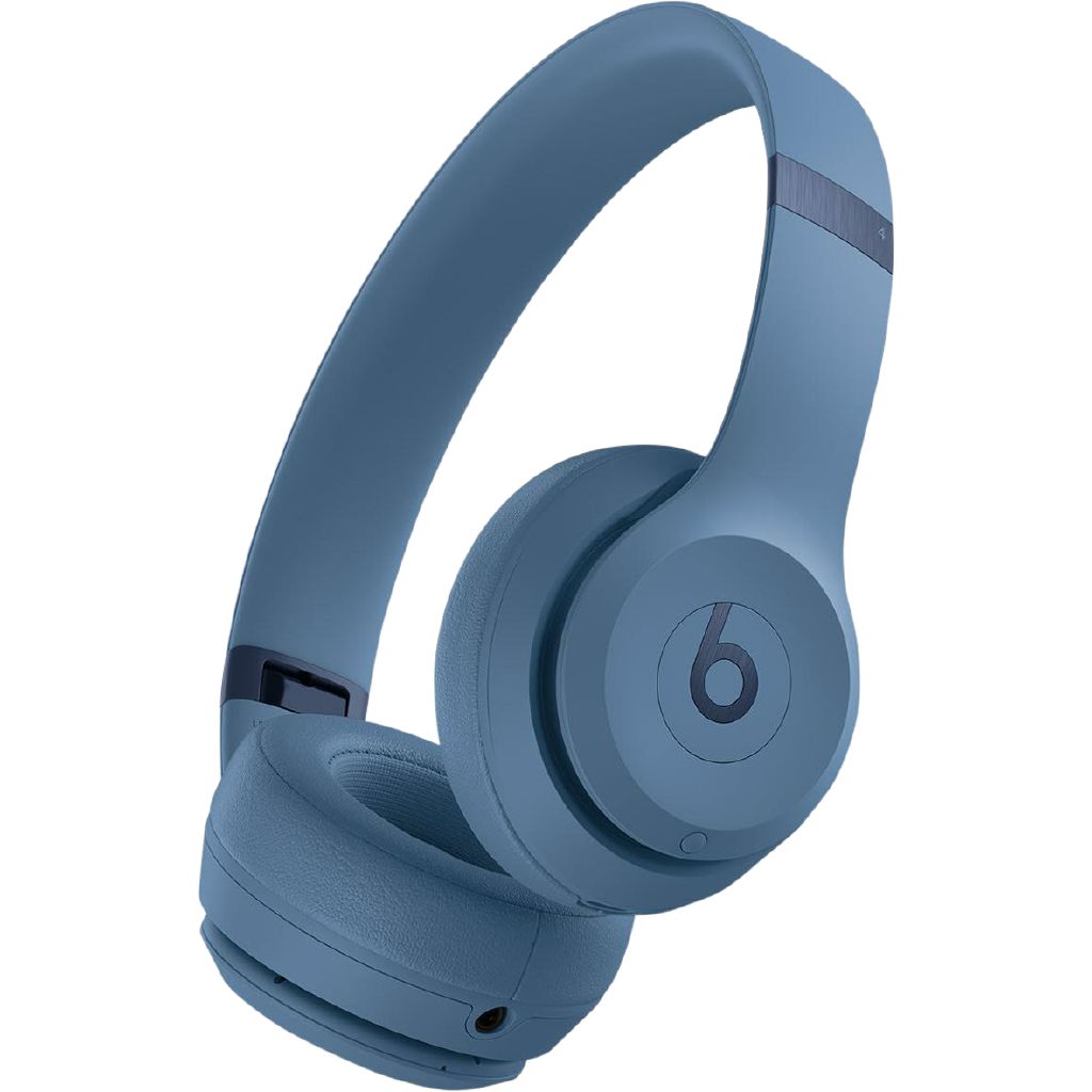 Beats Solo4 Wireless On-Ear Headphones: Immersive Spatial Audio, 50-Hour Battery, Slate Blue