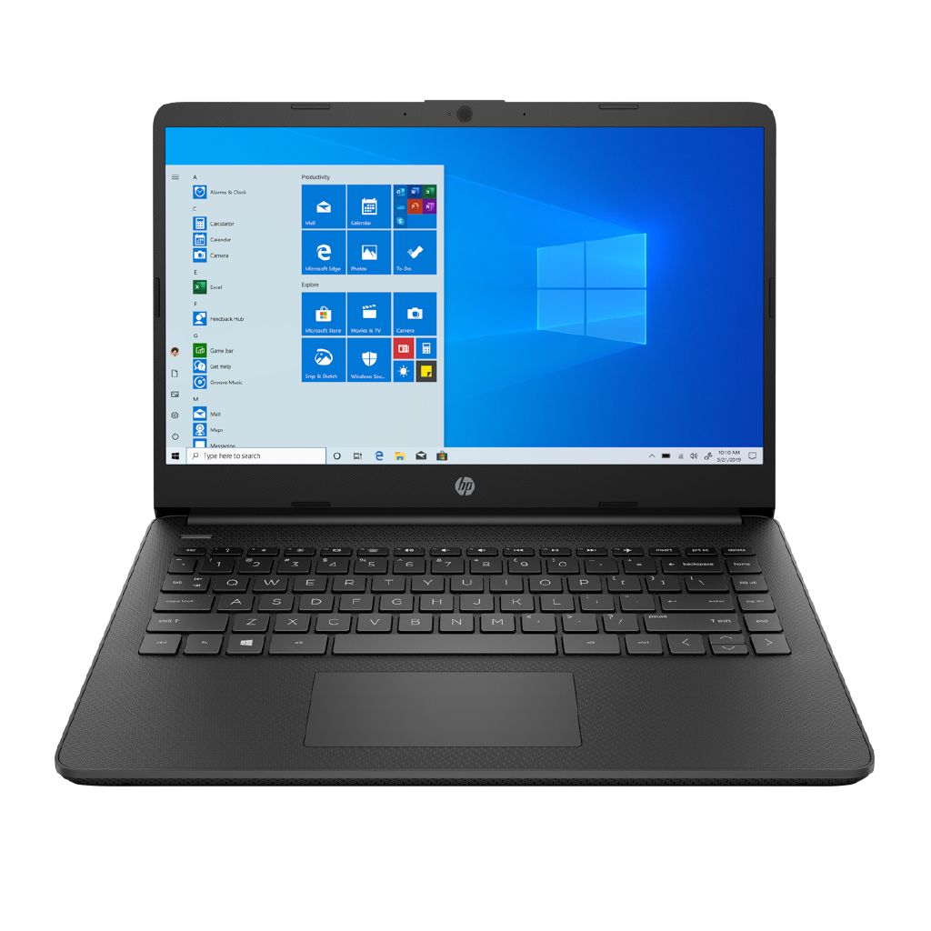 HP 14-inch HD Laptop: Celeron N4500, 4GB RAM, 64GB eMMC Storage