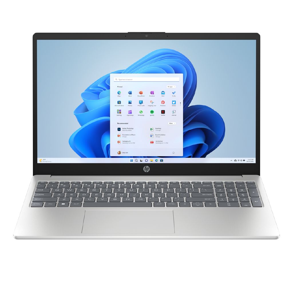 HP 15.6" HD Laptop, Intel N200, 4GB RAM, 128GB UFS, Windows 11 Notebook