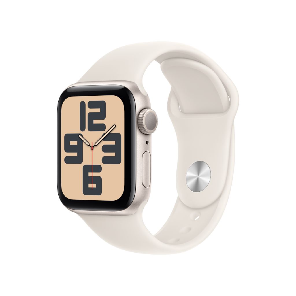 Advanced Apple Watch SE GPS 40mm Starlight Aluminum Case Sport Band