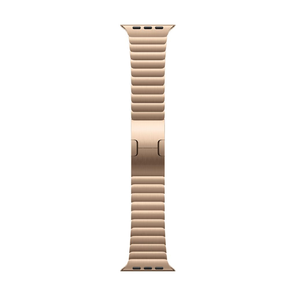 Luxurious Apple Watch 46mm Gold Link Bracelet - Premium 316L Stainless Steel