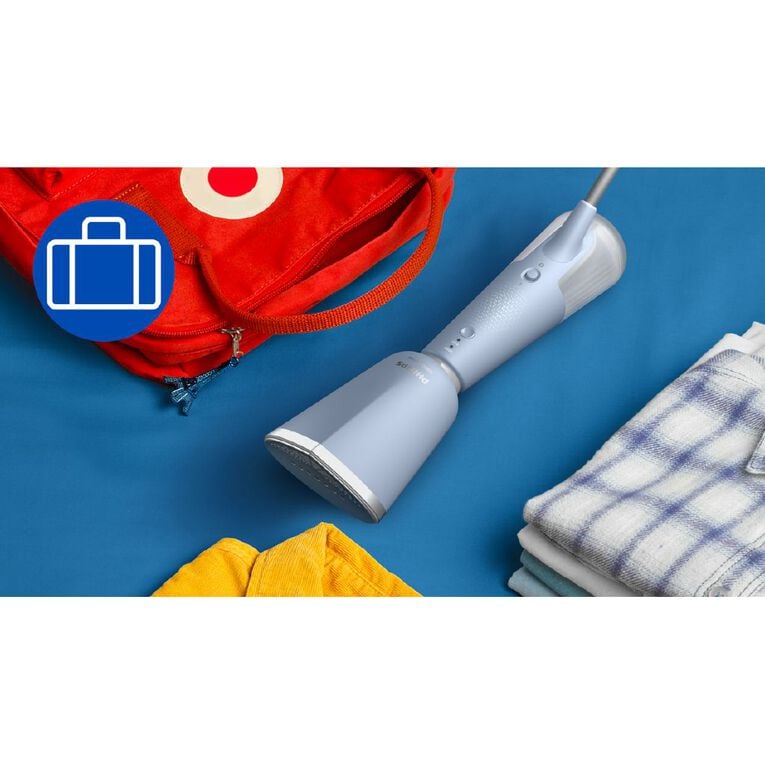 Philips 5000 Series Handheld Garment Steamer: Fast De-Wrinkle, Portable, Gentle Clothes Care