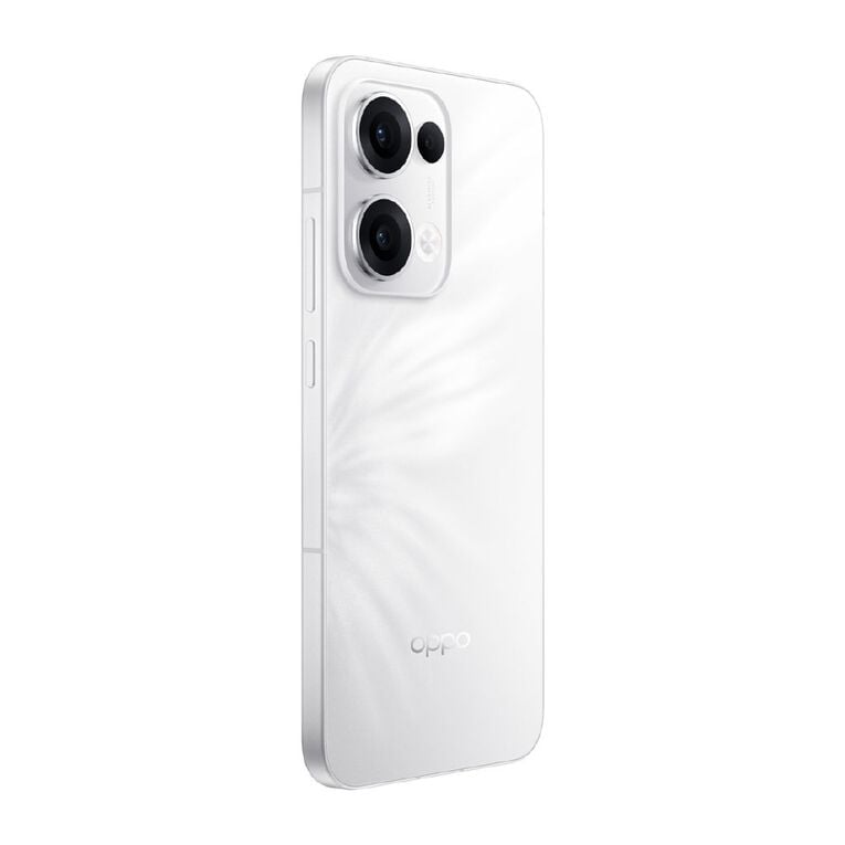 OPPO Reno13 5G Plume White: 5600mAh Battery, 80W SuperVOOC, IP69 Rated, 256GB