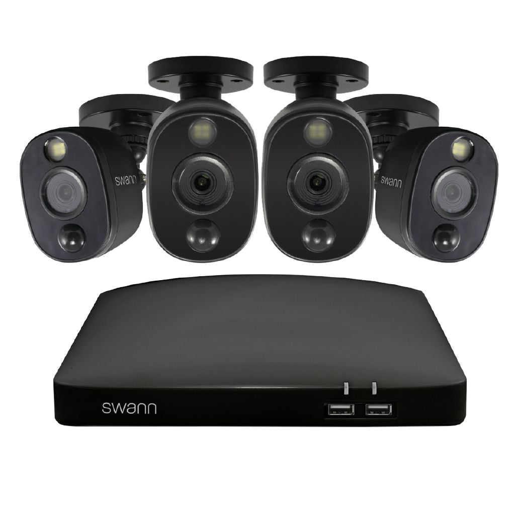Swann DVR4-4680 1080p 4-Camera Wired Security System 1TB Storage