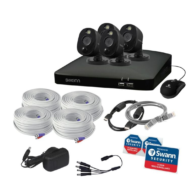 Swann DVR4-4680 1080p 4-Camera Wired Security System 1TB Storage