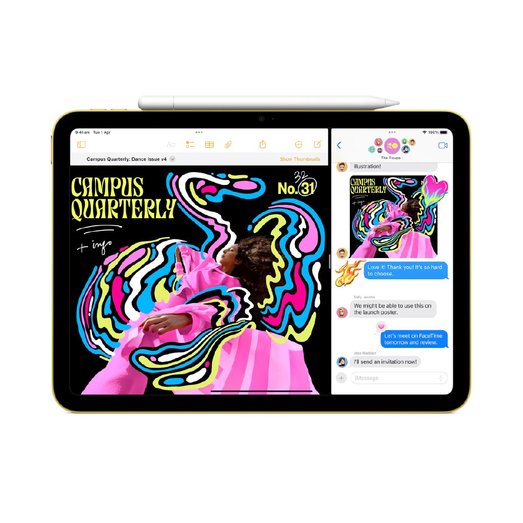 Apple iPad 11-inch Liquid Retina, Powerful A16 Chip, 256GB WiFi, Yellow