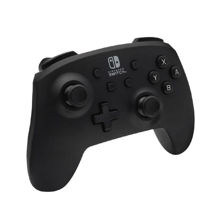 PowerA Wireless Controller for Nintendo Switch - Jet Black - Ergonomic Motion Control