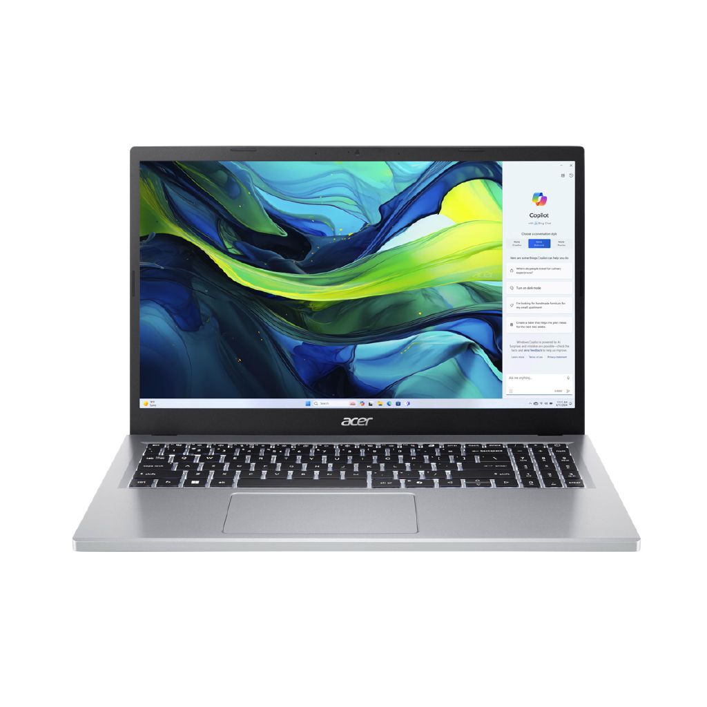 Acer Aspire Go 15.6" HD Laptop: Intel N150, 8GB RAM, 256GB SSD, Windows 11