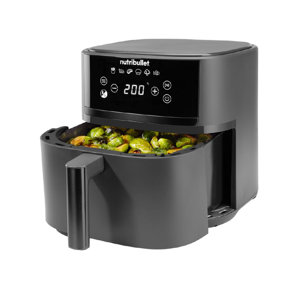 Nutribullet CrispLite 6-Quart Digital Air Fryer with 6 Presets & Non-Stick Basket