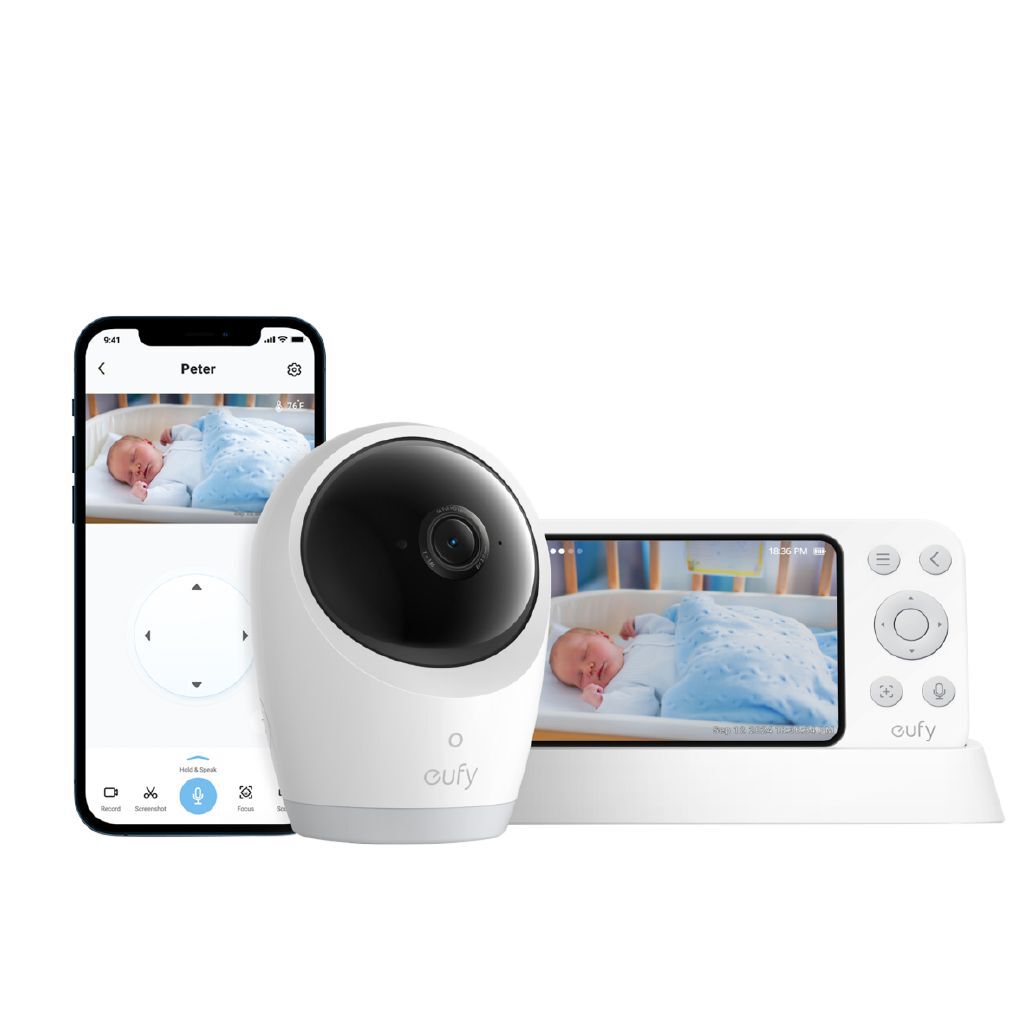 Eufy E21 Wireless Baby Monitor: 4K Pan Tilt Zoom, Night Vision & Smart Alerts