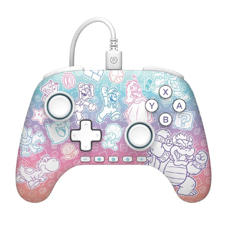 PowerA Advanced Wired Controller for Nintendo Switch 2 - Mushroom Kingdom
