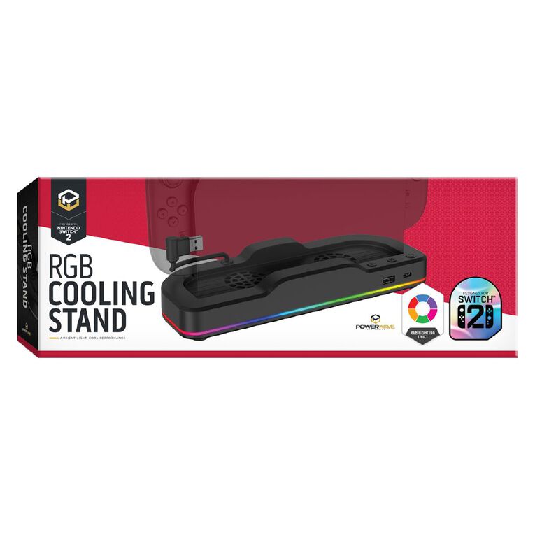 PowerWave RGB Cooling Stand for Nintendo Switch 2: Enhance Performance, Dazzle with Lights