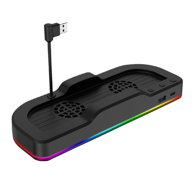 PowerWave RGB Cooling Stand for Nintendo Switch 2: Enhance Performance, Dazzle with Lights
