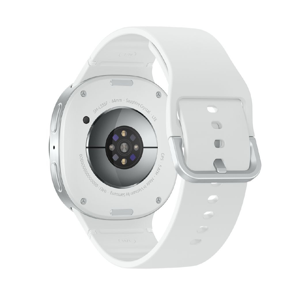 Samsung Galaxy Watch8 44mm Bluetooth Smartwatch - Silver Aluminum for Health & Fitness