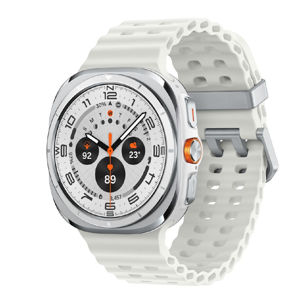 Samsung Galaxy Watch Ultra 2025 LTE White: Elite GPS, AI Health, Rugged Titanium