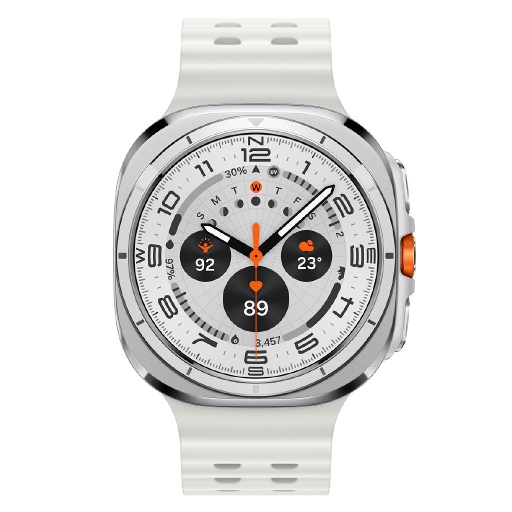 Samsung Galaxy Watch Ultra 2025 LTE White: Elite GPS, AI Health, Rugged Titanium