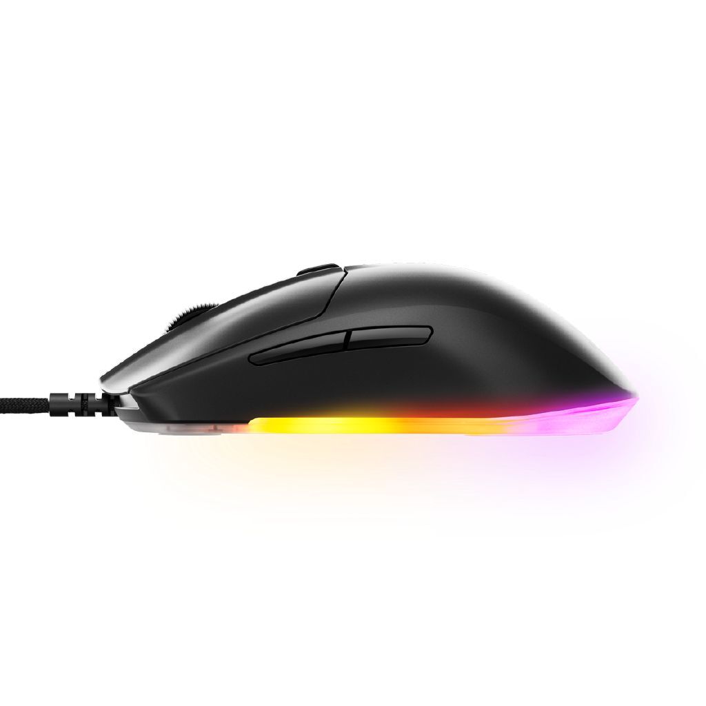 SteelSeries Rival 3 Gen 2 Wired Gaming Mouse: Lightweight, 8.5K DPI, RGB Lighting