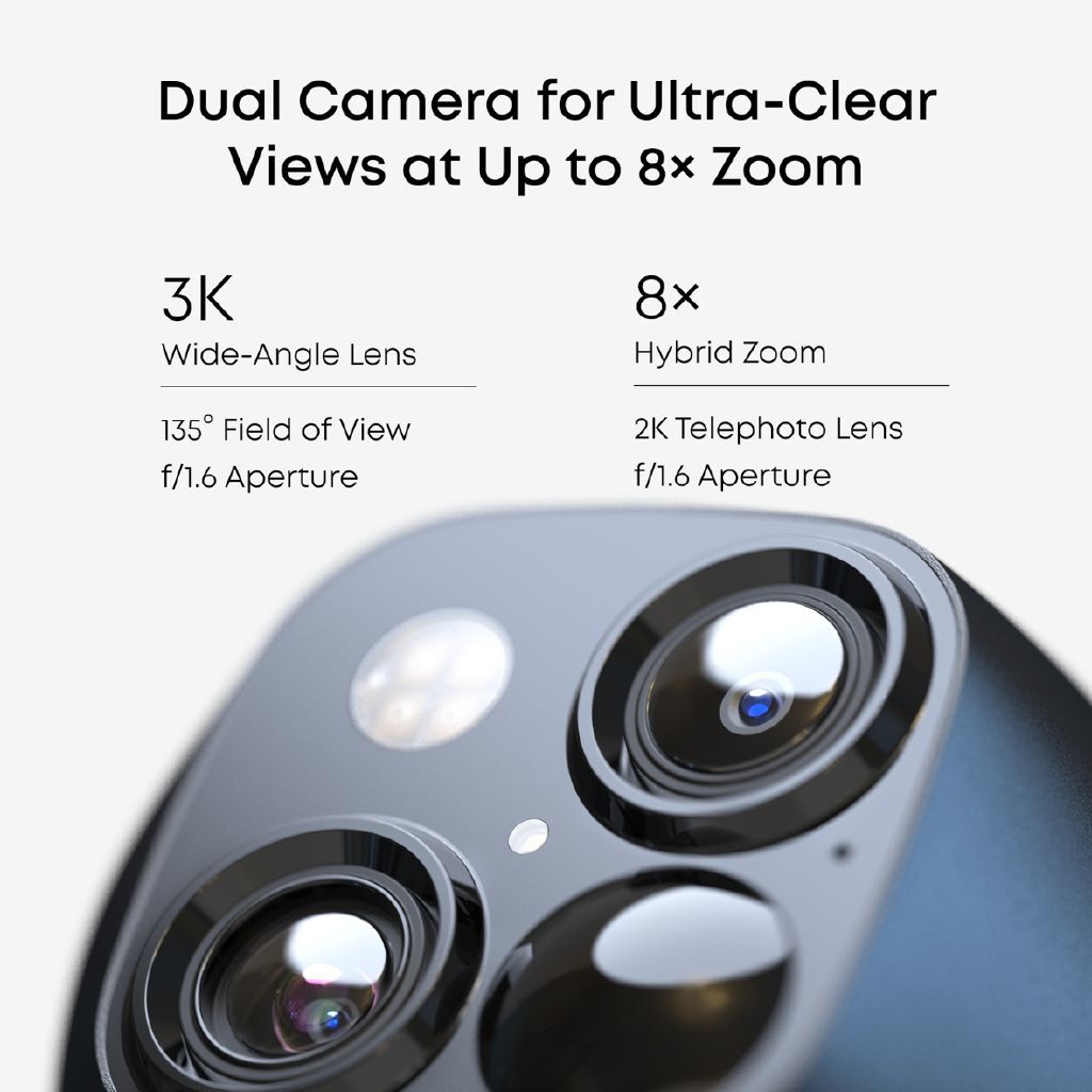 Eufy S340 Solo Cam: Solar-Powered 3K Dual-Camera 360° Smart Security