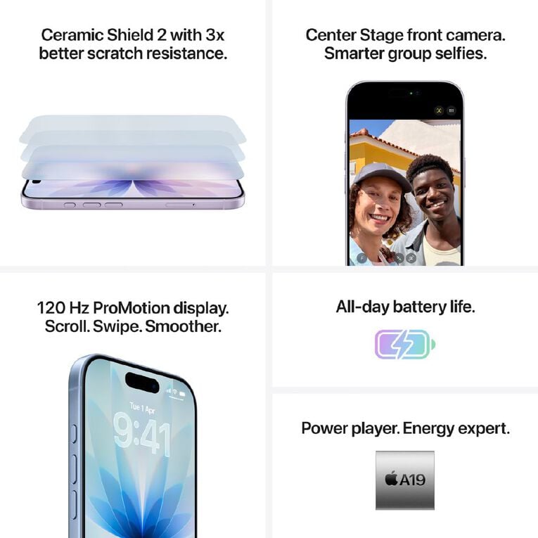 Apple iPhone 17 256GB Sage: Advanced Dual Fusion Camera, XDR Display, A19 Bionic