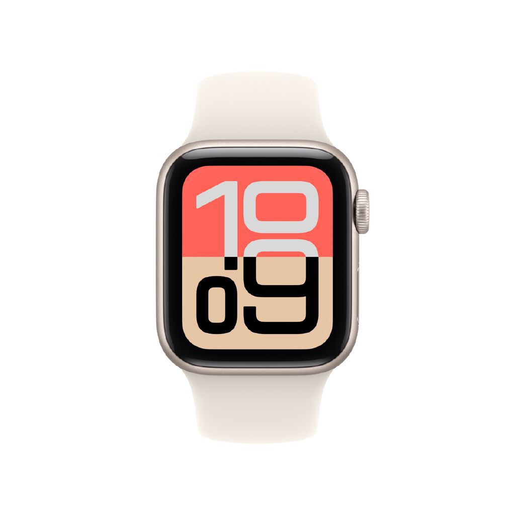Apple Watch SE 3 Cellular 40mm Starlight Aluminum Case Sport Band M/L
