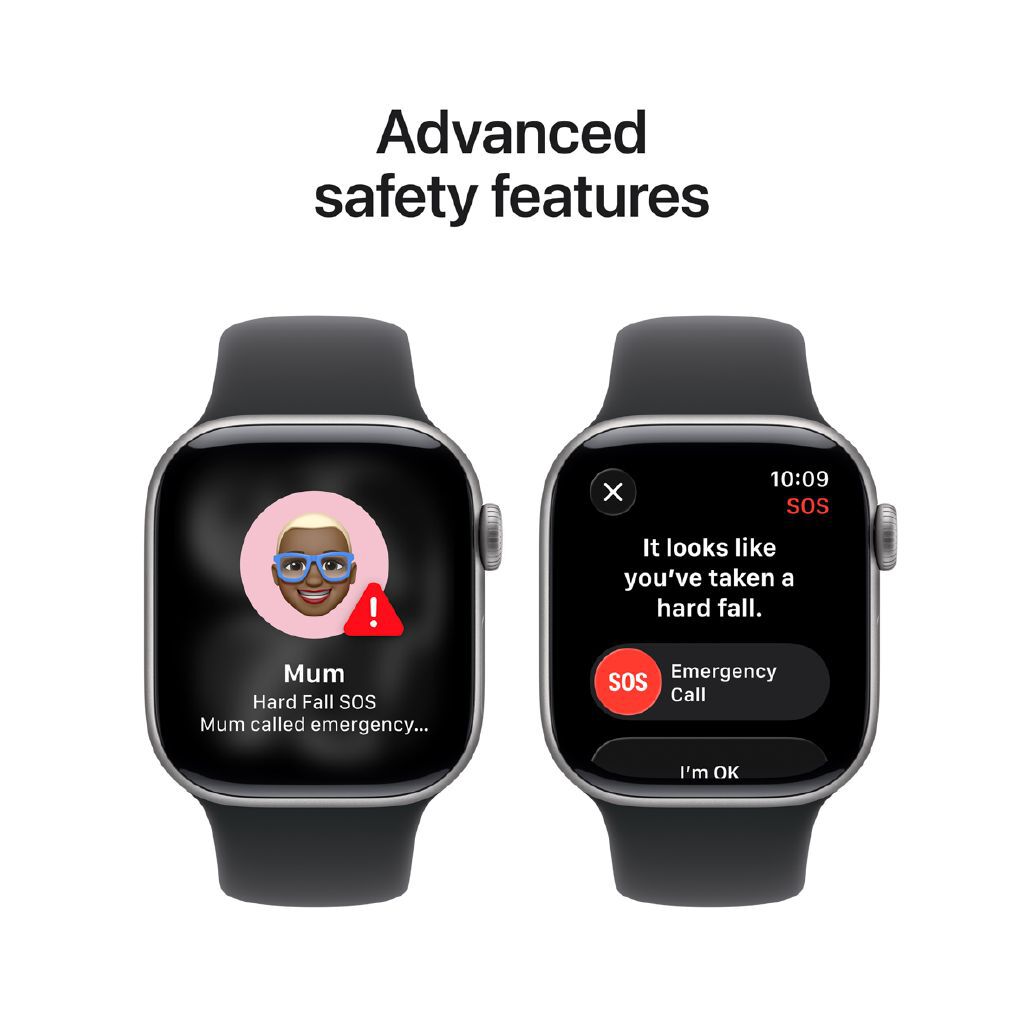 Apple Watch Series 11 GPS 42mm Space Grey Aluminum Health & Fitness Smartwatch
