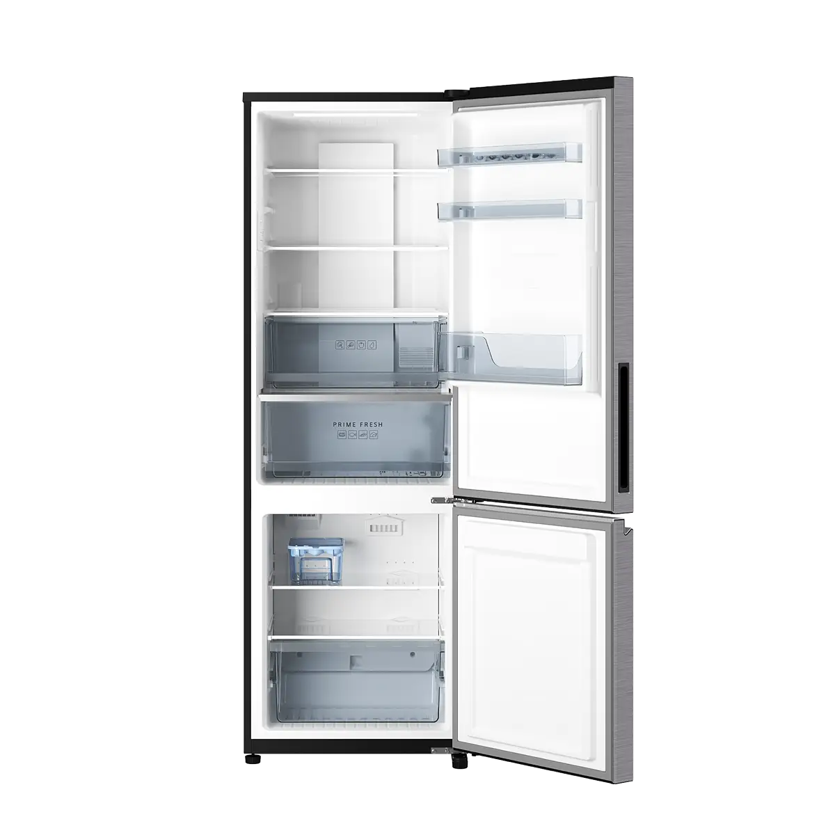 Panasonic 332L Stainless Steel Bottom Mount Refrigerator with Prime Fresh Flexi